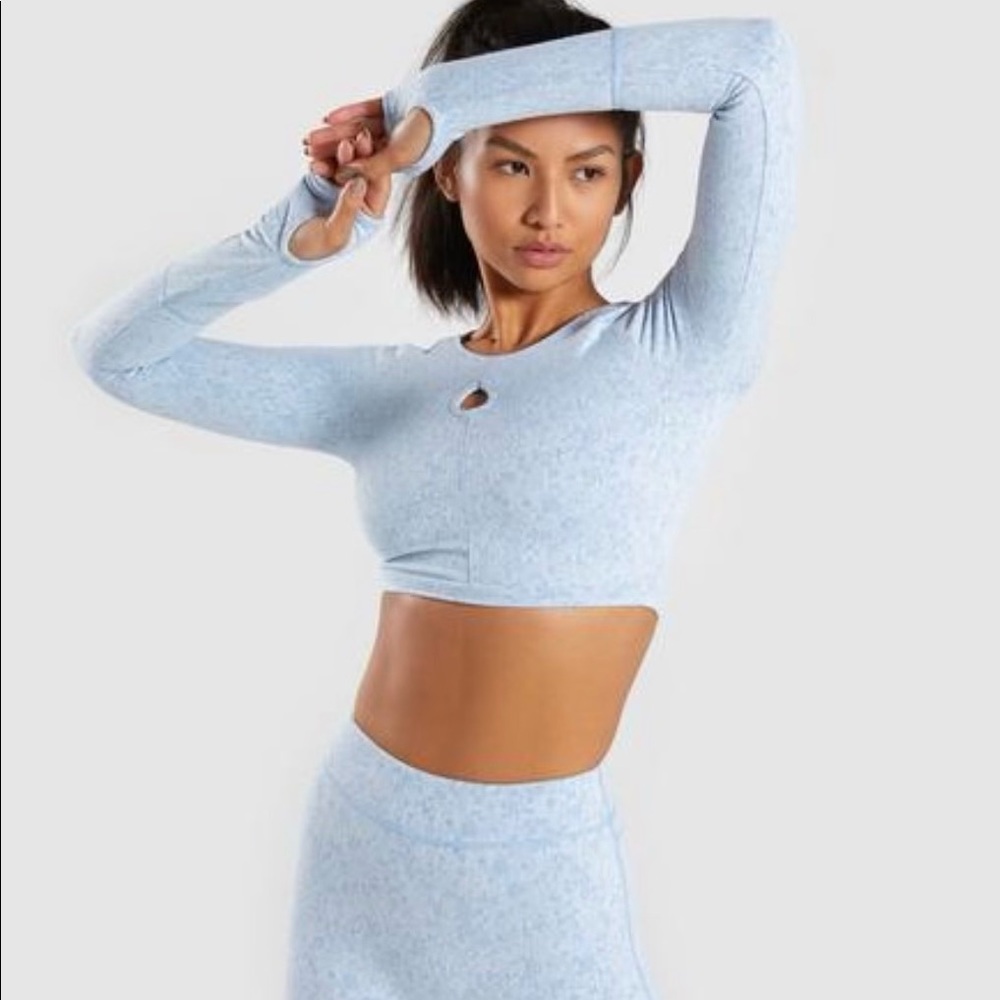 Long sleeve long crop